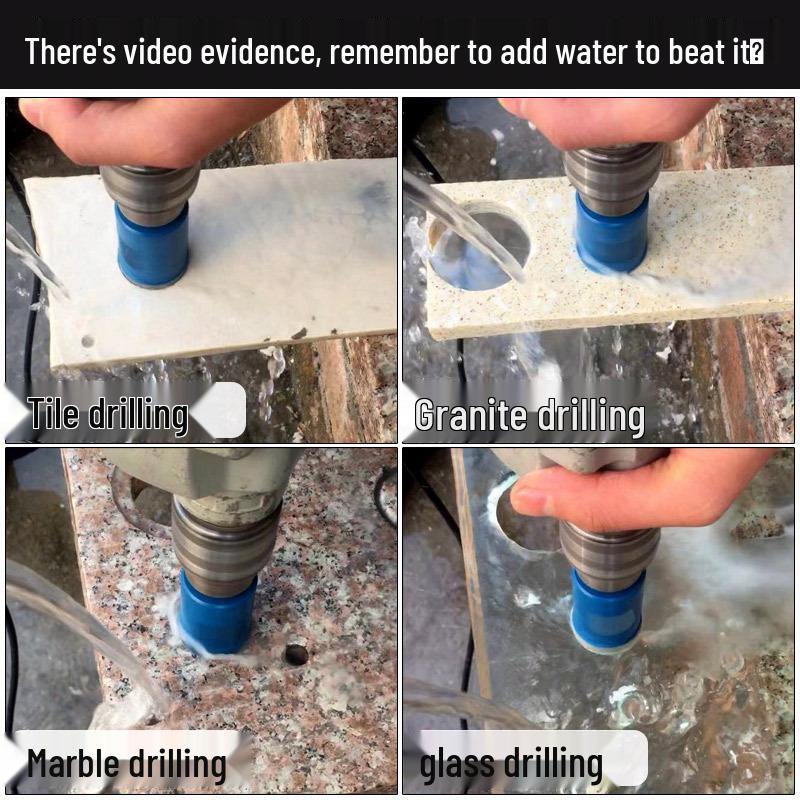 Diamantbeschichtete Lochsäge für Marmor, Granit, Stein, Fliesen und Glas