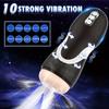 Men's Automatic Masturbation Cup Men's Masturbation 10 Frequency Vibration 7 Frequency Absorption 3 Tones One Click Burst TPE+ABS Material