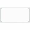 VidaXL Kitchen Backsplash Transparent 100x50 Cm Tempered Glass 249476