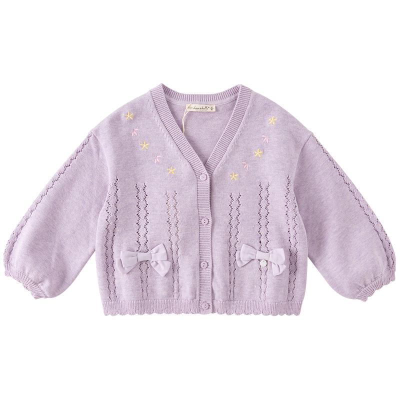

David Bella Girls V-Neck Knit Cardigan 80cm