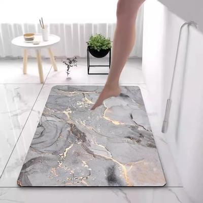 Soft Diatom Mud Bathroom Absorbent Floor Mat Non-slip Quick-drying Foot Mat Toilet Toilet Door Mat Toilet Carpet