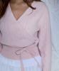 ROSEFRANTZ Muse Wrap Rib Knit [Pink]