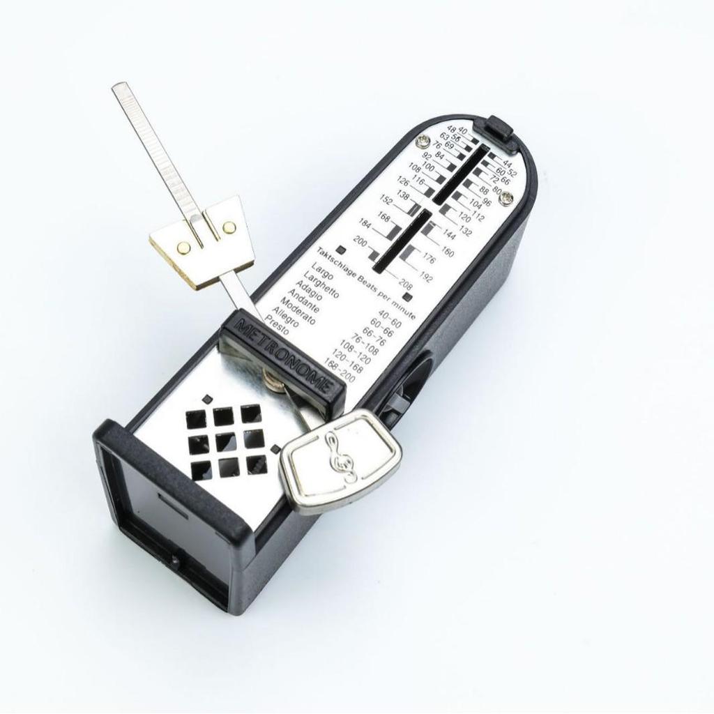 Mini Metrónomo Mecánico Portátil Universal para Ritmo de Examen - Ideal para Piano, Guitarra y Violín