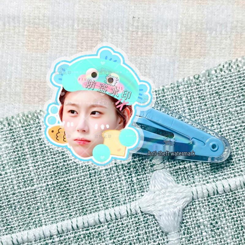 ITZY Yeji & Yuna Star Acrylic Hair Clips - Concert Support Accessories