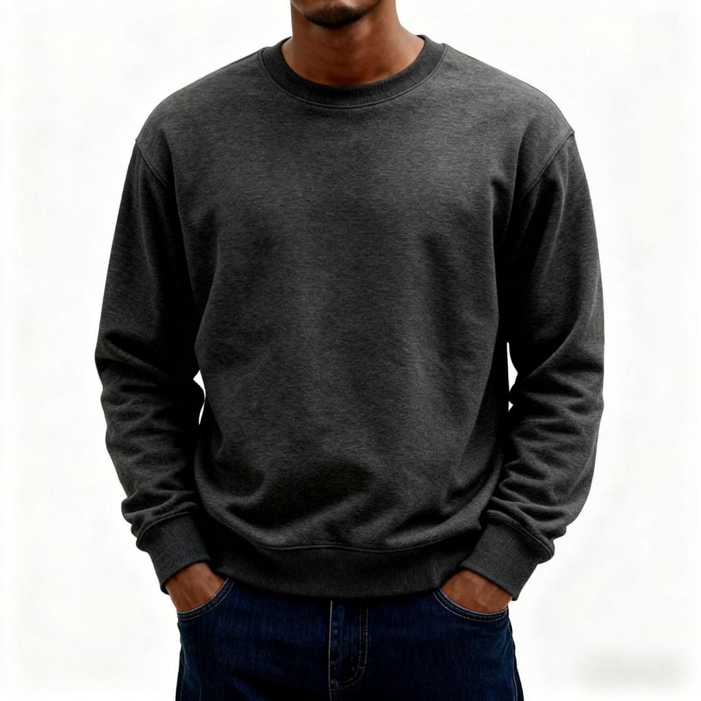 Mens Cable Knit Casual Long Leeve Crewneck Pullover Sweaters Textured