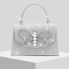 New Shiny Diamond Bow Ladies Dinner Bag Wedding Bag Banquet Bag Handbag Evening Bag