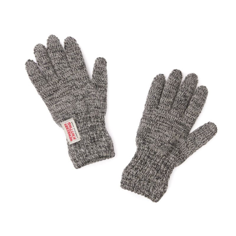 NEWBERRY KNITTING Wool Gloves - Charcoal