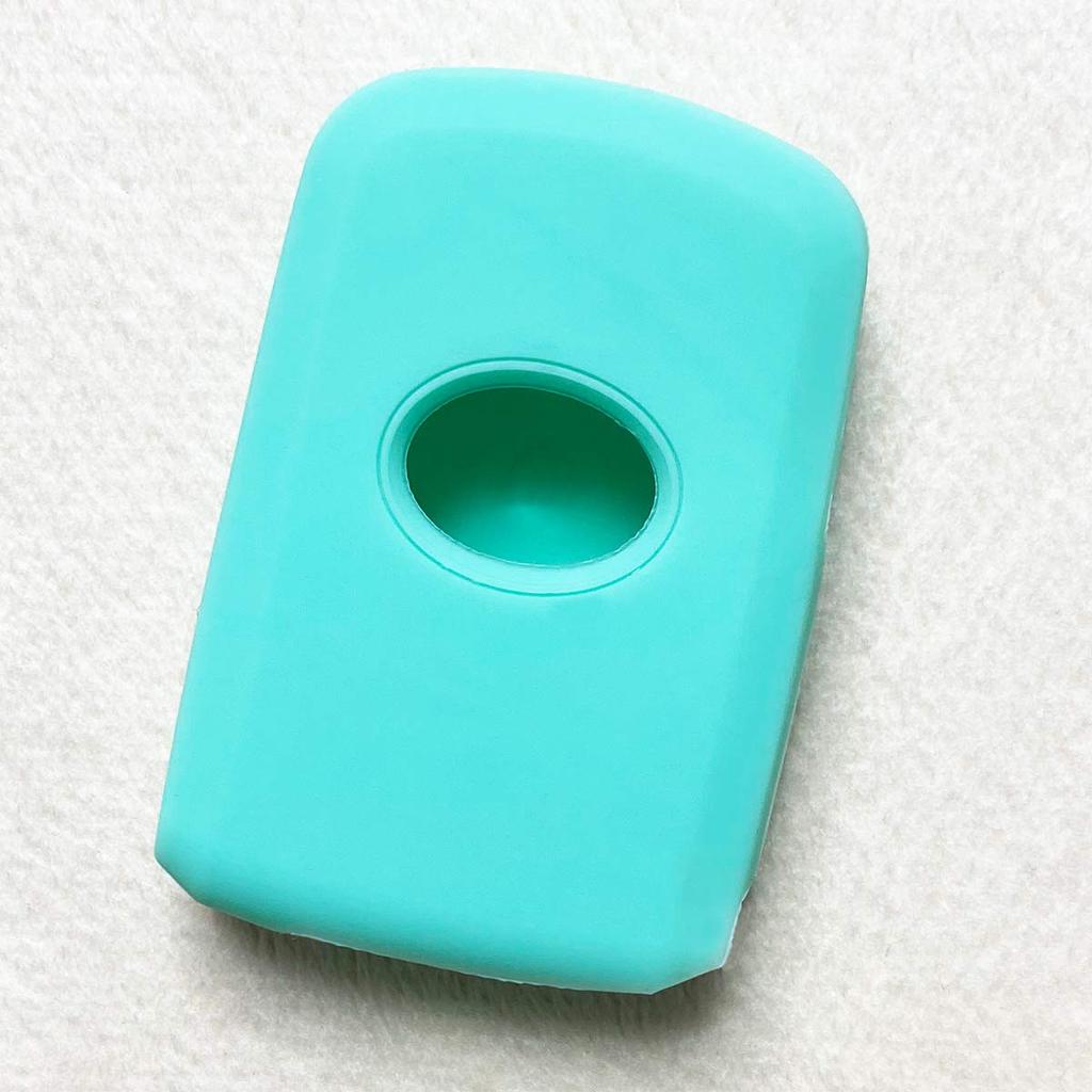[IKT] Smart Key Silicone Cover for Toyota Cars, 4 Buttons for Both Sides, Emerald