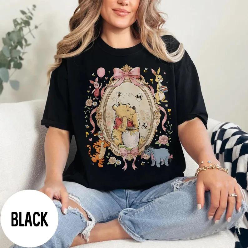 Bow Winnie The Pooh Friends T Shirt Unisex S