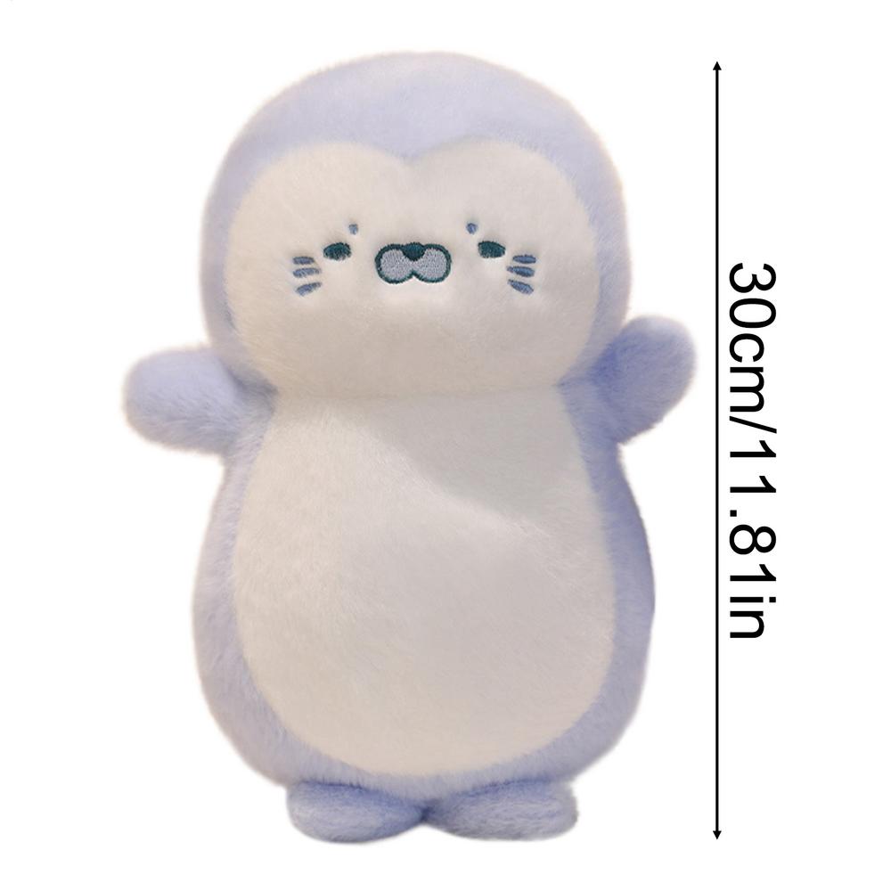 

Breathing Stuffed Animal Breathing Penguin Doll Baby Sleep Companion Soothing Doll for Nursery Bedtime Relaxation Birthday Daily