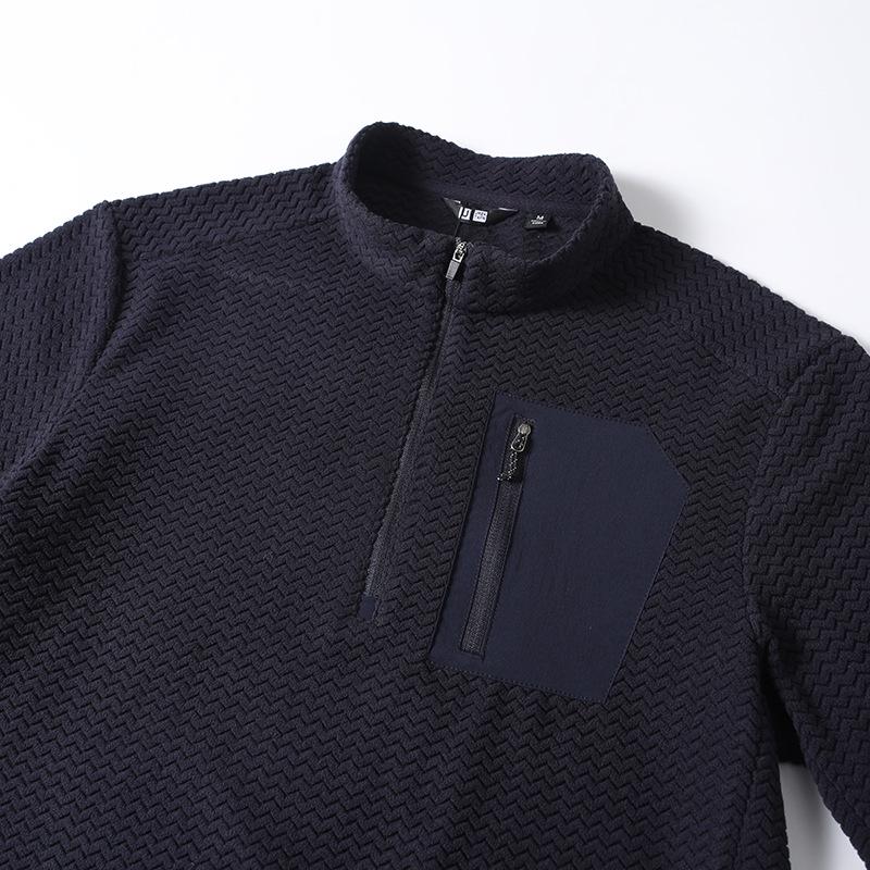 Unisex Mountain Fleece Jacket: Velvet-Lined Hoodie, Long Sleeve, Stand Collar, Autumn/Winter Base Layer