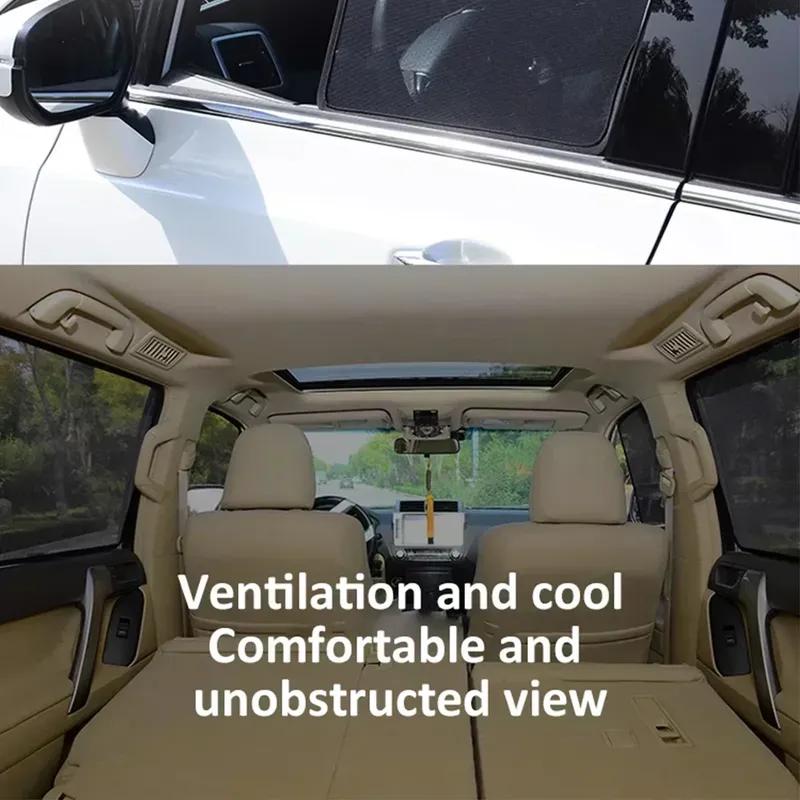 For Volkswagen Transporter Caravelle Multivan T5 SWB 2003-2015 2013 2014 Car Magnetic Sunshade Anti-UV Coverage Blocking Curtain
