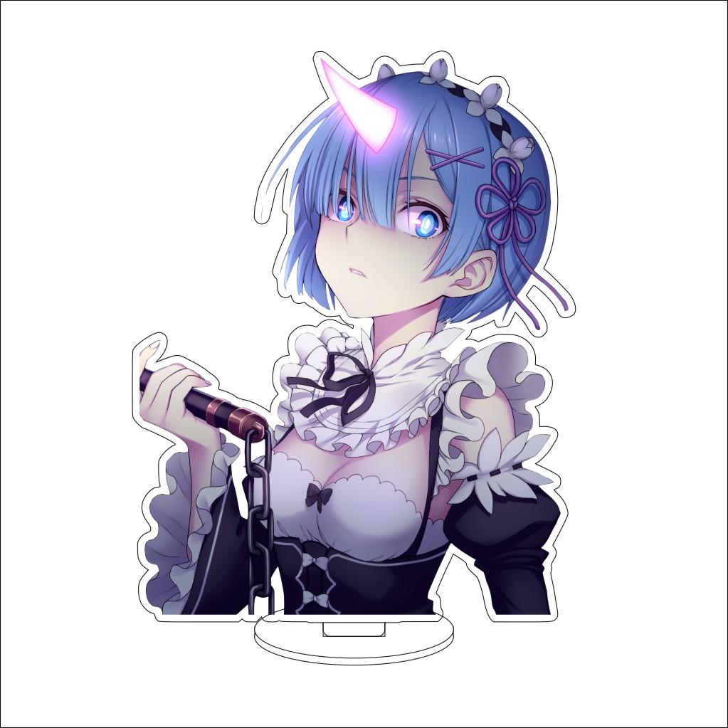 16CM Anime ZERO Starting Life in Another World Cosplay Acrylic Stand Ornaments Natsuki Subaru  Figure Stand Halloween Gift