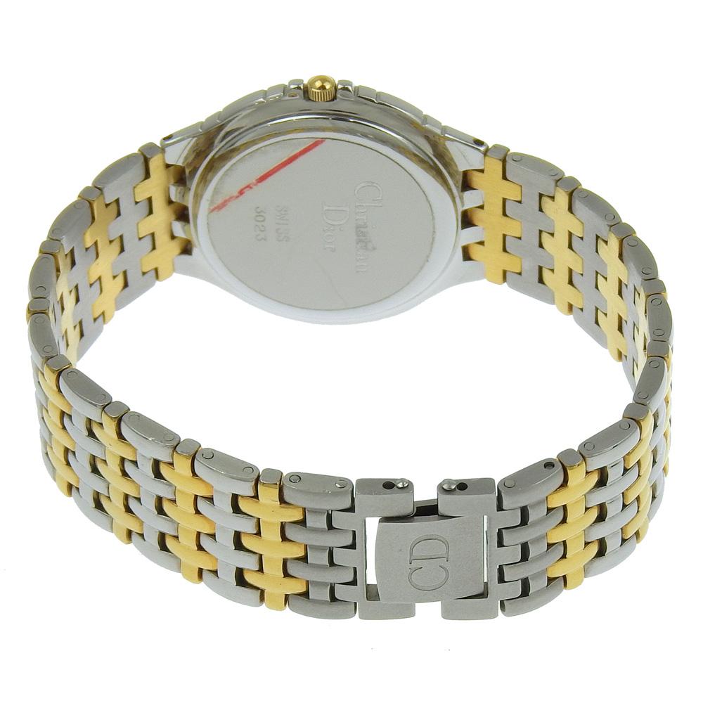 Dior combination Watches 3023 WhiteDial Stainless Steel/Plated Gold Quartz Analog display Boys Used