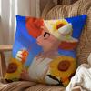 Beautiful Cat Cute Meme Boykisser Pillow Case Sofa Living Room Bedroom Headboard Backrest Cushion Square Cushion Nap Time