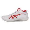 GELHOOP V17 Low Top Basketball Shoes Unisex White Red - 1063A101-101