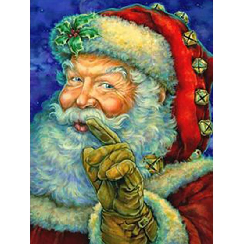 DIY Santa Claus 5D Diamond Painting Full Round Drill Snowman Mosaic Diamond Embroidery Cross Stitch Home Decor Christmas Gift