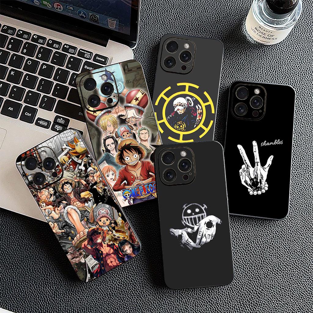for Motorola Moto G86 G57 G67 G24 G15 G54 Power G13 G14 G34 G35 G45 G53 G55 G75 G72 Case One Pieces Trafalgar D Water Law Luffy