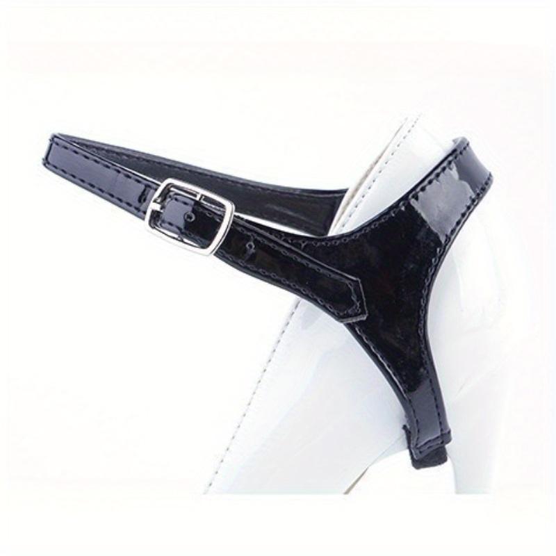 2pcs Detachable Shoelace High Heels with Ankle Straps To Prevent Laces From Slipping and Ensure A Snug Fit