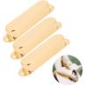 3Pcs Closed Pickup Cover Single No Hole Brass Instrument Guitar Musical AccessoriesGold
