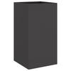 Vidaxl Donica, Czarna, 42X38X75 Cm, Stal