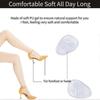 2 Pairs Half Cushion Insoles, Plantar Cushion Insoles, Silicone Forefoot Pad