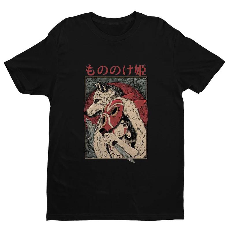 

Anime Princess Mononoke T Shirt Size S - 5Xl Gift For Friends Unisex T-Shirt L