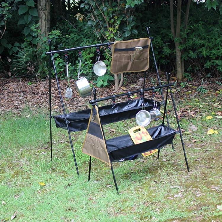 Tripod Rack Storage Bag Picnics Under Table Storage Bag Desk Storage Box Tripod Mesh Basket Organizers for Tripod Rack