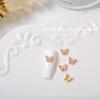 5Pieces/set Butterfly Nail Charms Butterfly Rhinestones Nail Art Decoration DIY