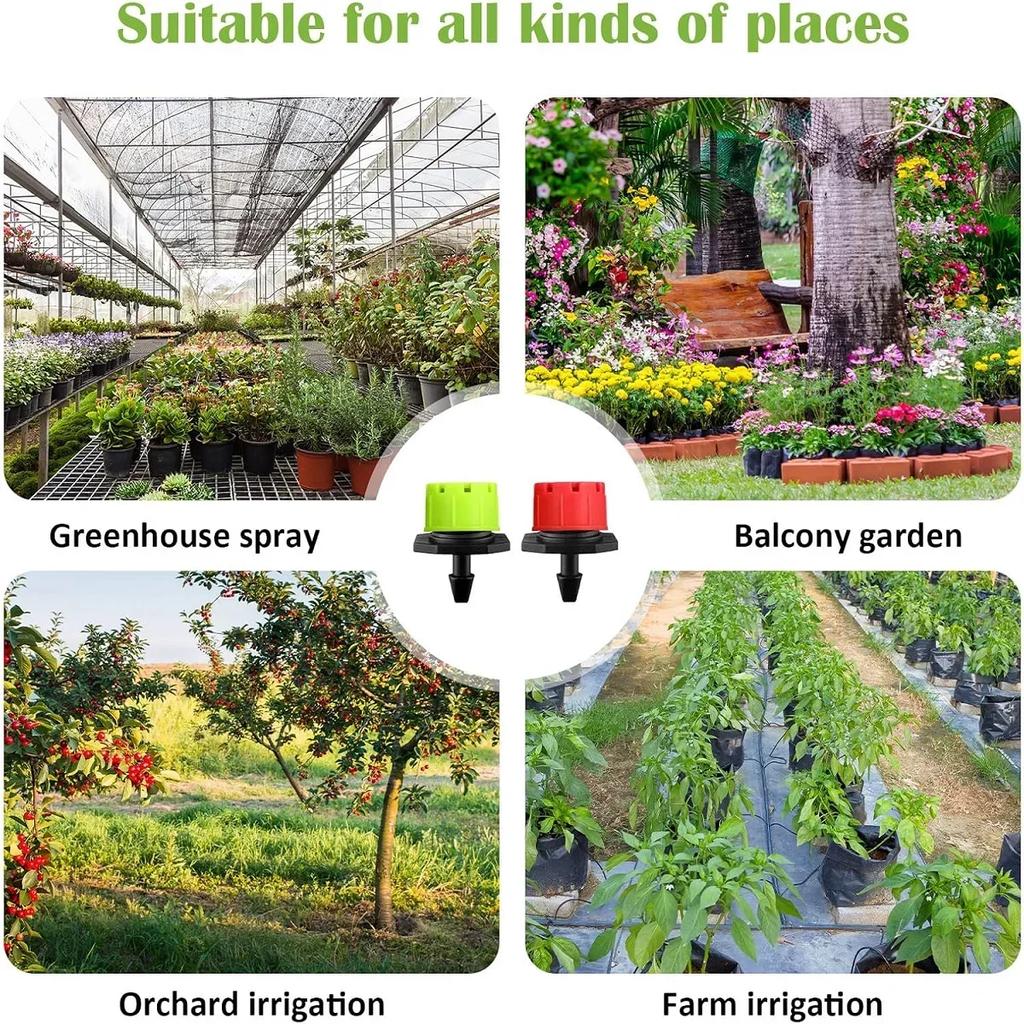50-800Pcs Drip Irrigation System Plant Watering Set Watering Kits Adjustable Drippers Irrigation Micro Garden Watering System