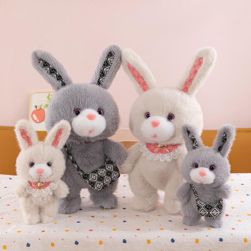 Cute Couple Rabbit Doll Backpack Rabbit Plush Toy Valentine's Day Gift Wedding Decoration Doll
