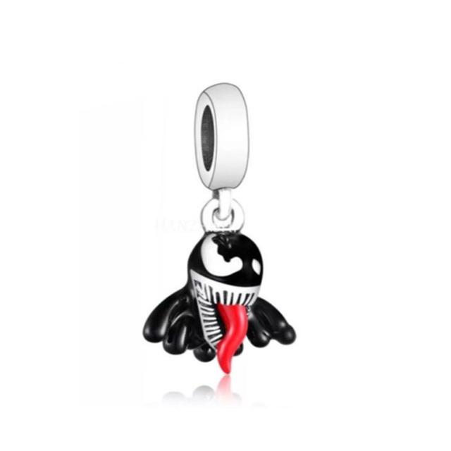 New Halloween S925 Silver Multi Character Thrilling Carnival Charm Bead Fit for Original Bracelet DIY Boutique Jewelry