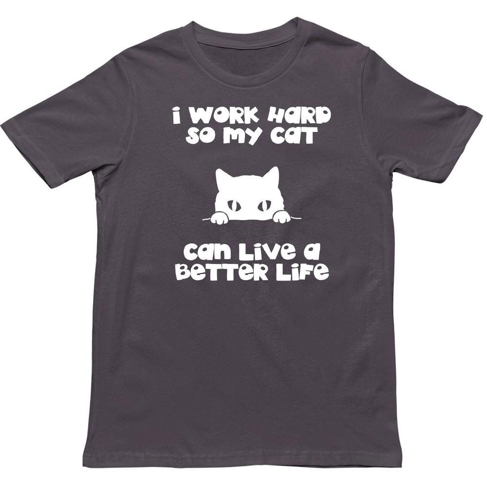 Funny Cat Shirt Animal Lover Gift Hardworking Pet Owner T Shirt X Mas Tee Top