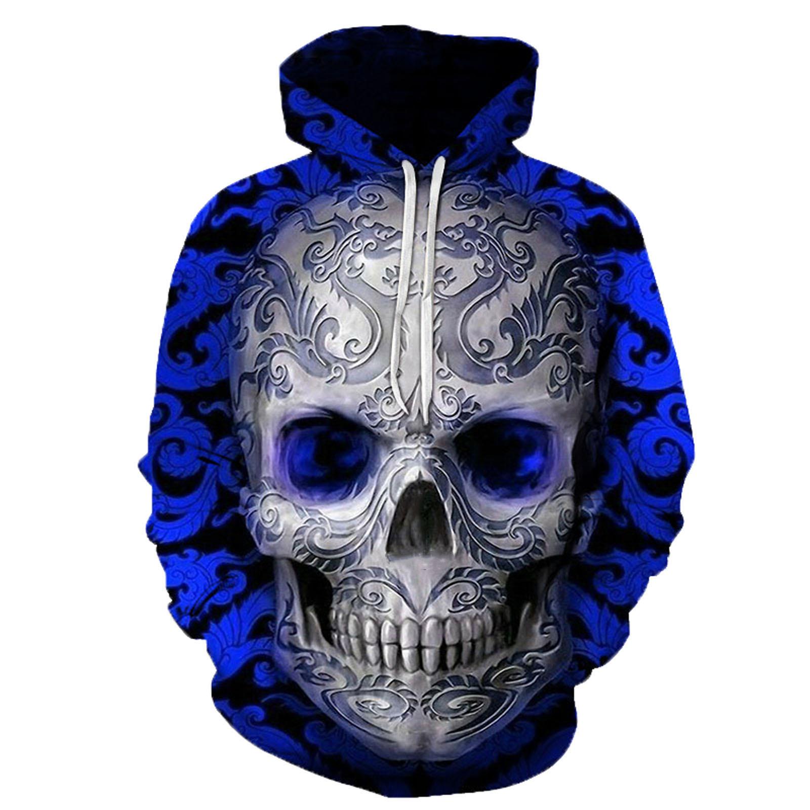 

And Winter Hooded Men S Sweater Men S Long Sleeve Sweater Top XXXXXL синій