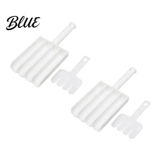 Multipurpose Food Shaper Meatball Maker Tool with Pusher 3/4 Compartments Design Grade PP Nonstick Scoop Non Stick Spoon Efficient Mold for Kitchen