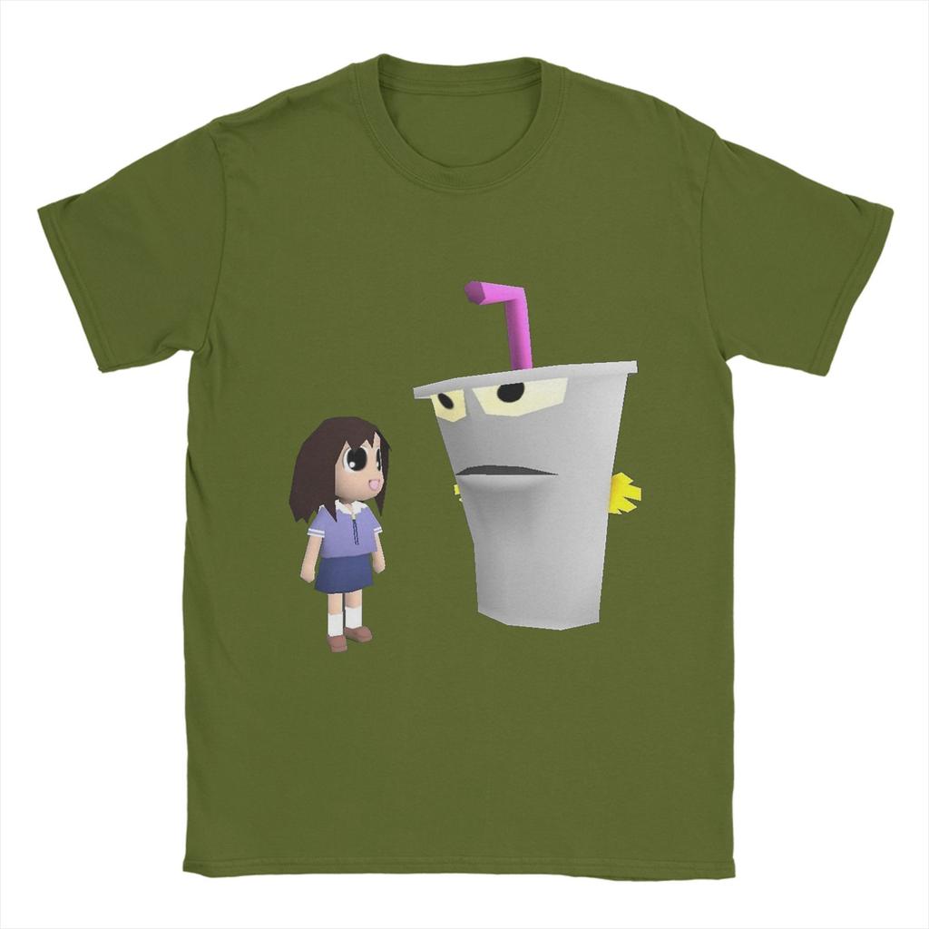 Ayumu Osaka   Azumanga Daioh  T-Shirt Sommer  Baumwoll-T-Shirts für Herren Freizeit Muster T-Shirt Kurzarm Streetwear Tees
