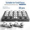 Chrome-Plated M12×1.5 Lug Nut Tapered 19mm Compatible with B-Max & Focus