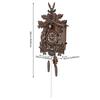 Cuckoo Clock, Traditional Black Forest Handcrafted Wooden Quartz Clock for Wall Antique Decroration with Maple Leaf Pendulum