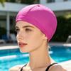 Waterproof Adults Cloth Swim Cap, Men Women Swimming Pool Hat, Non-slip Breathable Bathing Cap for Swimming, Water Activities