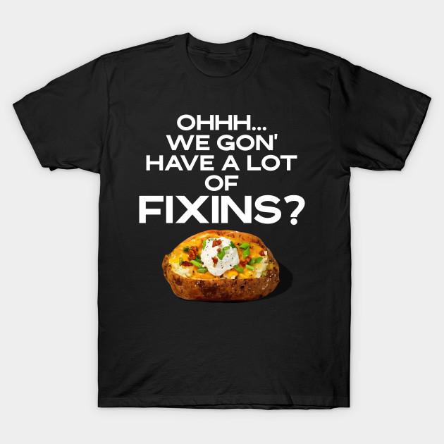

Men Black Print T-shirt Oooh, We Gon Have A Lot Of Fixins - Eastbound And Down No-Cut Transfer Paper Print Cotton Tshirt L чорний