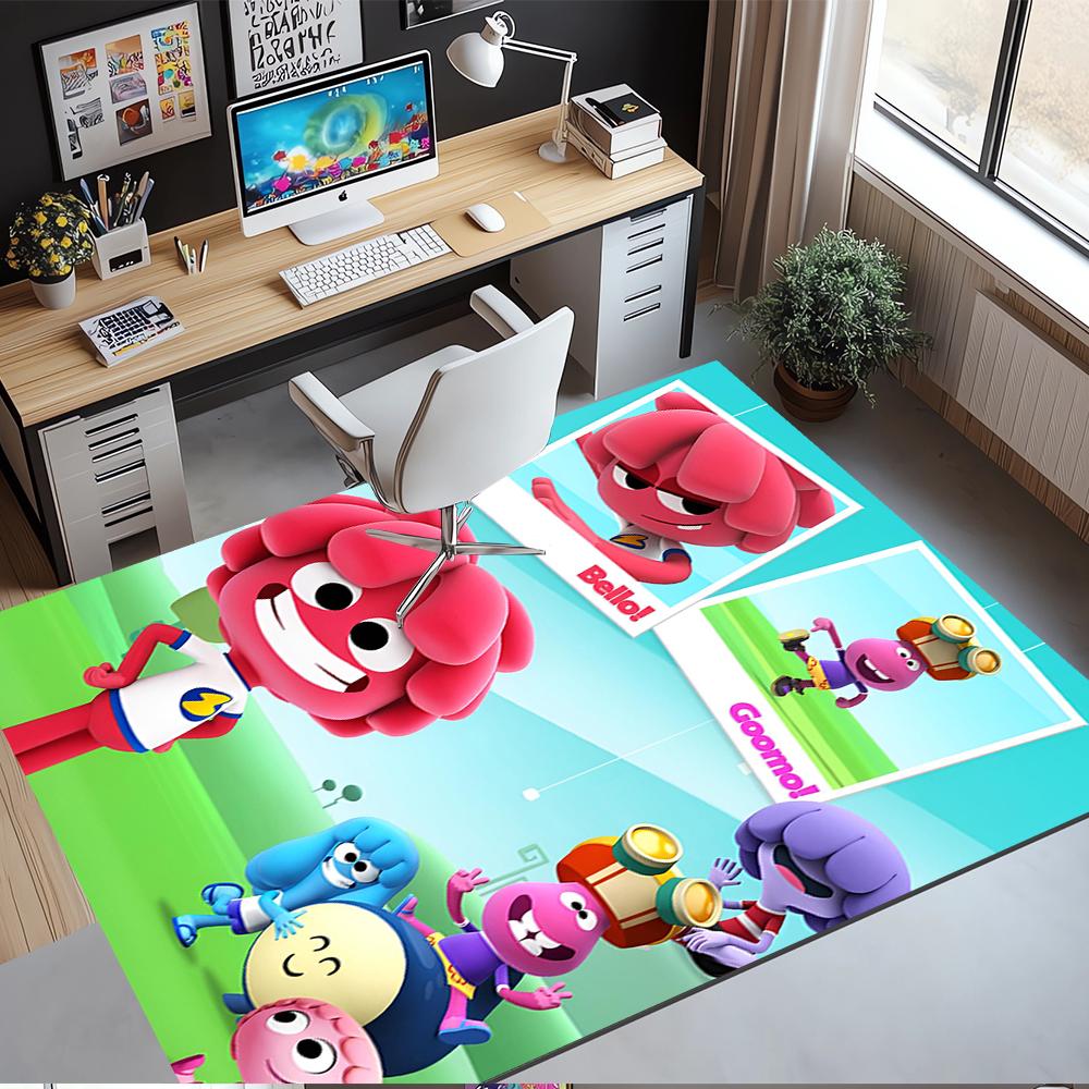 Huggy Wuggy Printed Carpet Rug for Office Chair Living Room Bedroom Kitchen Room Decor Gifts