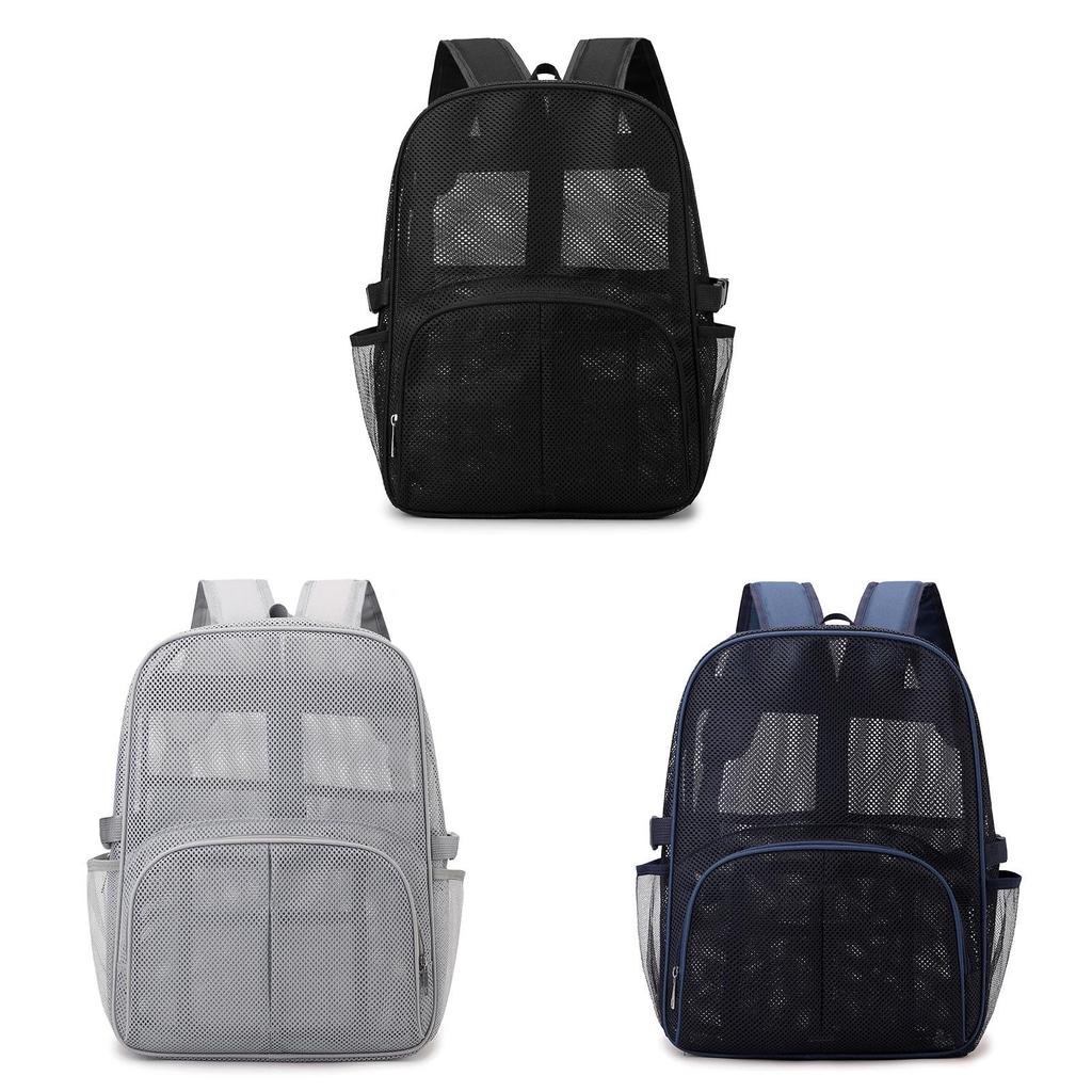 Mesh Hollow Student Backpack With Waterproof Design For School And Travel
