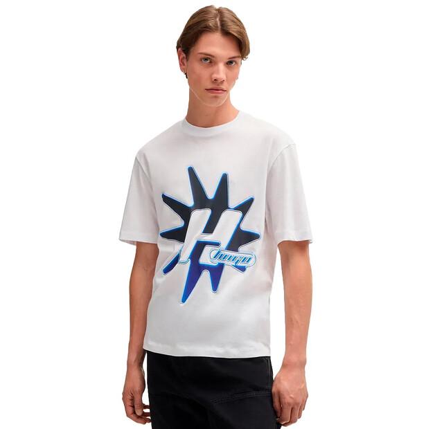 

HUGO Футболка с коротким рукавом Nestrolo 01 BLUE S