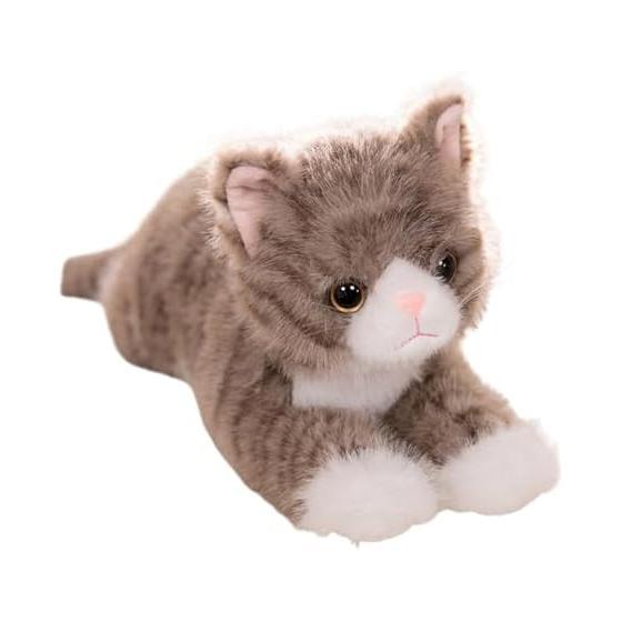 Мягкая игрушка Кот Кот Большая Подушка для Тела Милая Реалистичная Пушистая Подарок Рождество (Киджитора (Маленький))