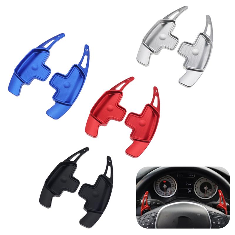 2x schimbătoare de schimb de extensie pentru volan de mașină din aliaj de aluminiu pentru Mercedes Benz ABCE GLE Class W176 W205 W246 C117 W218
