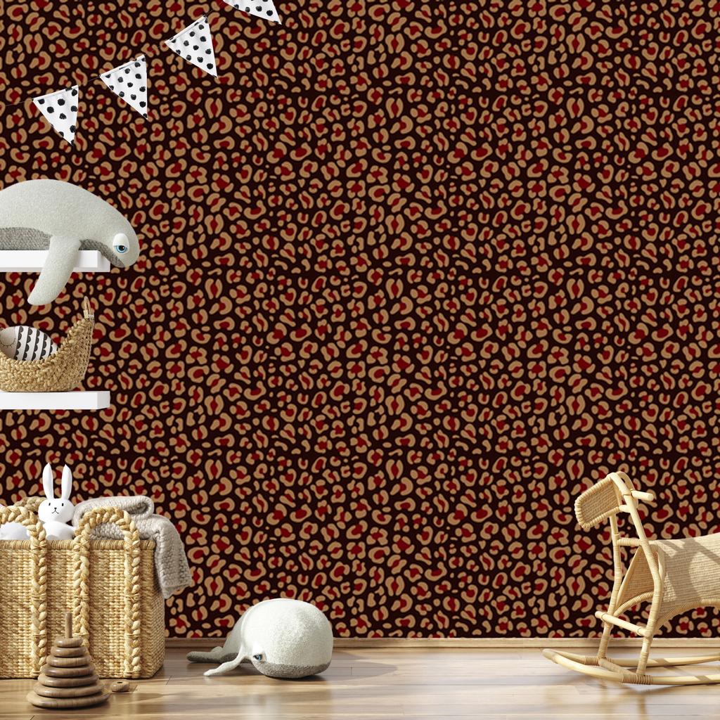 Red Velvet Leather Wallpaper Rust and Burgundy for Living Room and Bedroom 50x1000