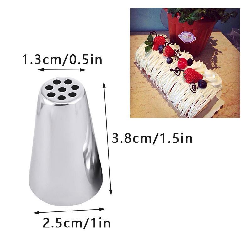 13 Styles Large Icing Piping Nozzles for Decorating Cake Baking Cookie Cupcake Piping Nozzle Stainless Steel Pastry Tips tools