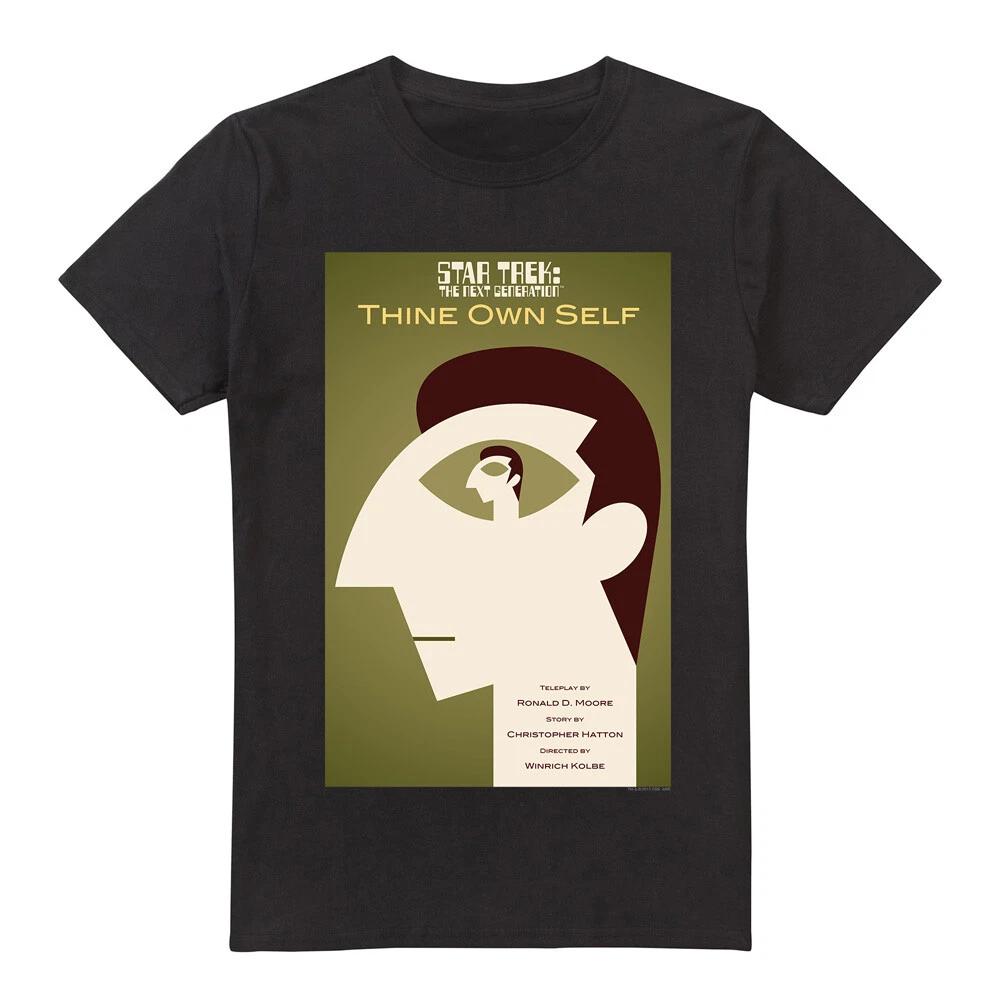 

Star Trek TNG Season 7 Episode 16 100% Cotton T-shirt Mens Tees Top S-5XL, Black 4XL