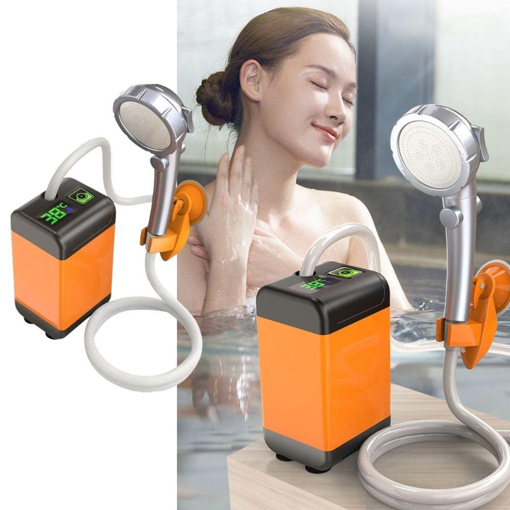 Intelligent Temperature Measurement Electric Shower Rechargeable Water Pump  Outdoor