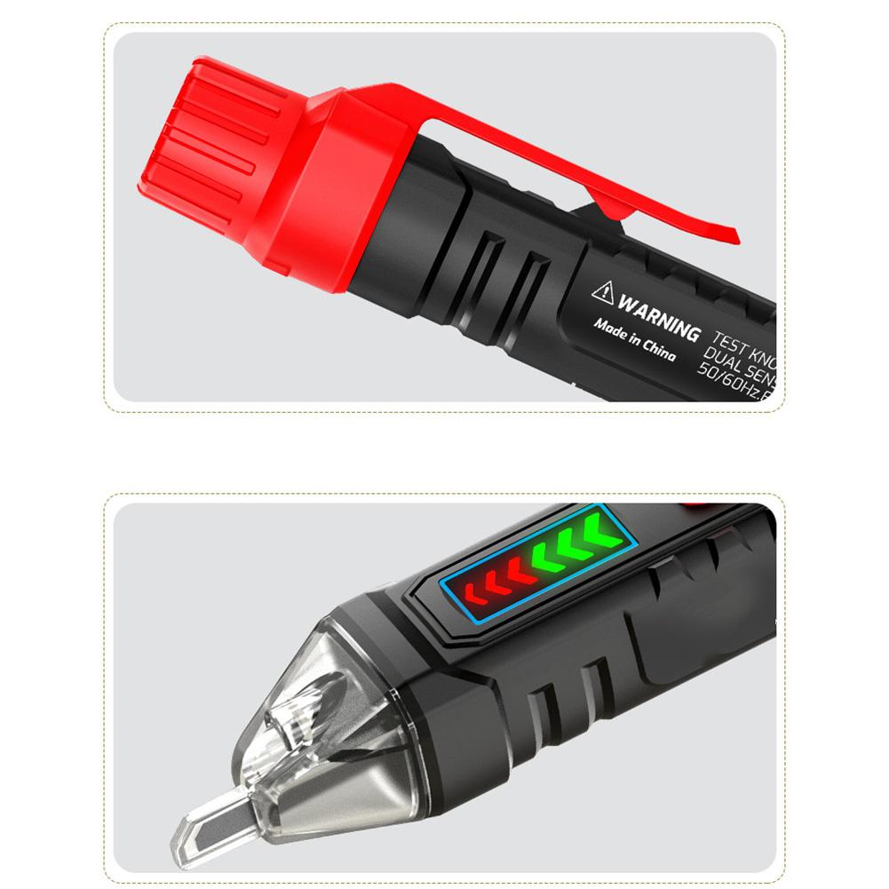 Digital Voltage Tester Pen TA881A Non Contact AC Detector with Live Neutral Wire Alerts and Adjustable Sensitivity